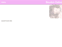 Tablet Screenshot of boudoir-dallas.com